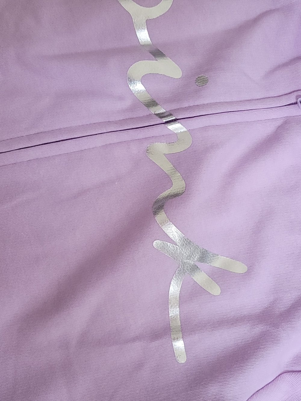 Lavender Zip-Up Hoodie and Jogger Set - Picture 3 of 7
